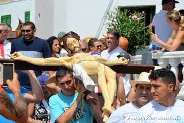 Misa y procesión terrestre-marítima de la playa de Ojos de Garza (Foto TA)